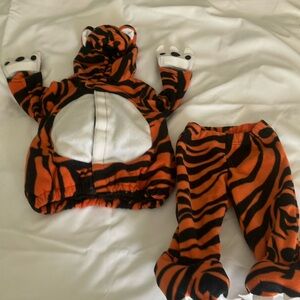 Old Navy Halloween Tiger Costume Orange and Black